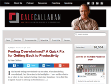 Tablet Screenshot of dalecallahan.com